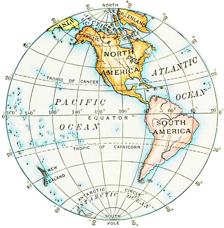 Western Hemisphere, Map, Definition, & Facts